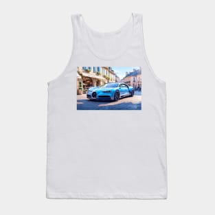 Bugatti in a French village Tank Top